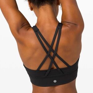 Lululemon Energy High-Neck Longline Bra *Medium Support, B–D Cups Black